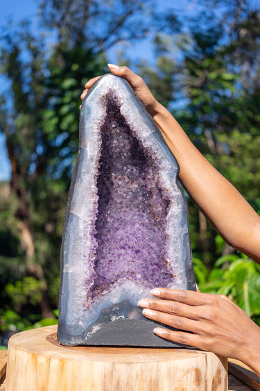 Amethyst Geode of Calm